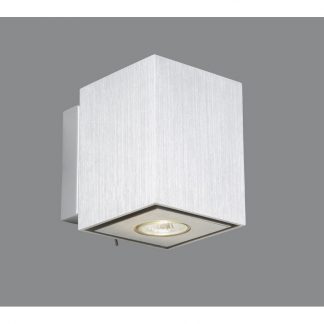 Trio Wandlamp Quader 2xGU10/50W Alu
