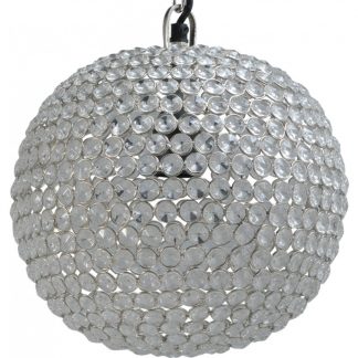 Masterlight Hanglamp Crissie E27 Chroom d=26cm