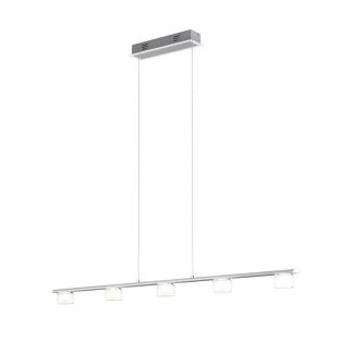 Trio Hanglamp 5x4.5W/400lm 110cm LED Staal