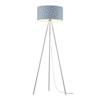 Trio Vloerlamp 60W/E27 h=150cm Staal+kap