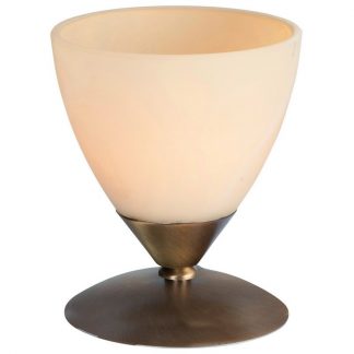 Steinhauer Tafellamp 1-L. GLAS Brons
