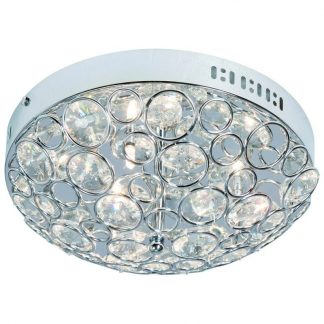 Steinhauer Plafondlamp 3x20W/G4 Kristal Chroom