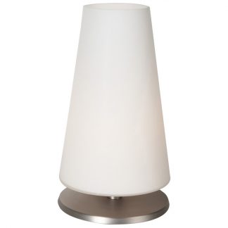 Steinhauer Tafellamp 1x40W/E14 GLAS Staal Touch