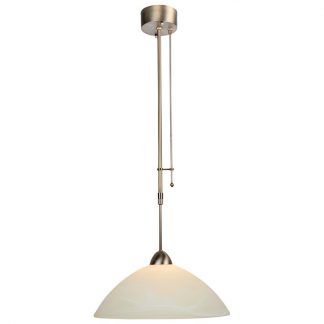 Steinhauer Hanglamp 1x60W GLAS Brons
