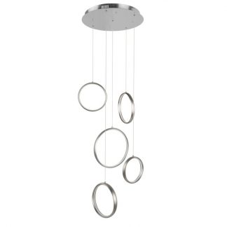 HighLight Hanglamp Olympia 5lich43W LED staal+acryl