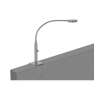 HighLight Klemlamp Classic 5W LED+Dim Staal