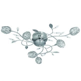 HighLight Plafondlamp Toscane 6x20W Staal+gaas