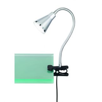 Trio Tafellamp Klemlamp LED 5W Grijs