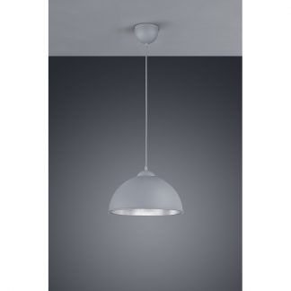 Trio Hanglamp Jimmy 60W/E27 31cm Grijs