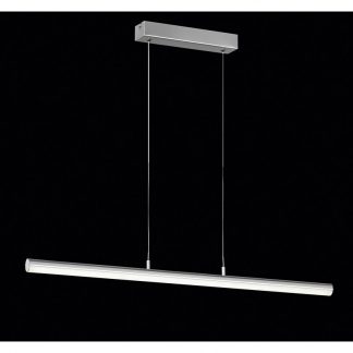 Trio Hanglamp LED 12W 1000lm 80cm Staal