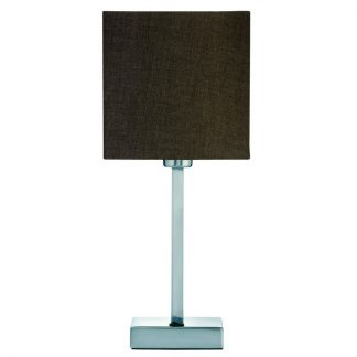 HighLight Tafellamp Square 60W/E27+Schak voet Staal