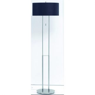 HighLight Vloerlamp  Cluses Nikkel-mat + treksch. z.