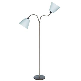 HighLight Vloerlamp Texas 2x60W/E27 + KAP