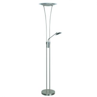HighLight Vloerlamp Smile2li.5W/19W Led +Dim Staal