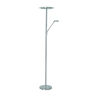 HighLight Vloerlamp Brescia 5W/30W Led +Dim Staal