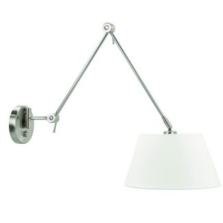 HighLight Wandlamp Rod Lang E27+dimmer staal zk