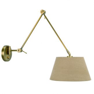 HighLight Wandlamp Rod Lang E27+dimmer brons zk