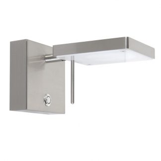 HighLight Wandlamp Quadro Swing 8W LED Staal+dim