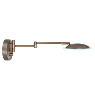 HighLight Wandlamp Jupiter 6W LED Dim.Brons 3000K